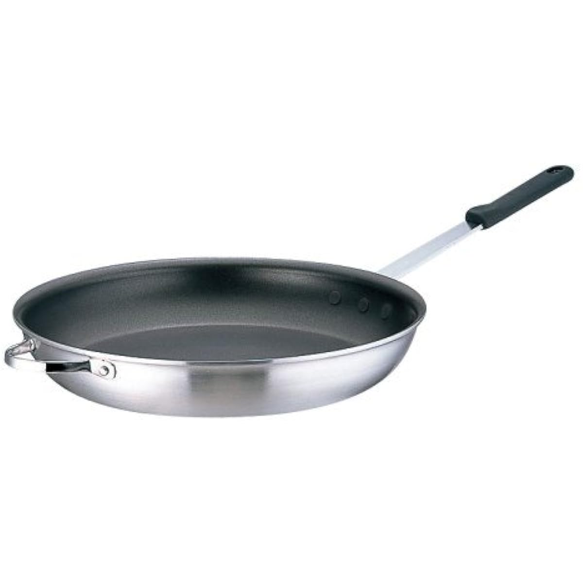 Endo Shoji TKG Frying Pan 40cm Inner Diameter x Depth (mm) 373 x 70 Compatible with IH and gas fires Teflon hard coating for non-stick properties Dual structure of stainless steel and aluminum for fast heat conduction Commercial use AHLZ609