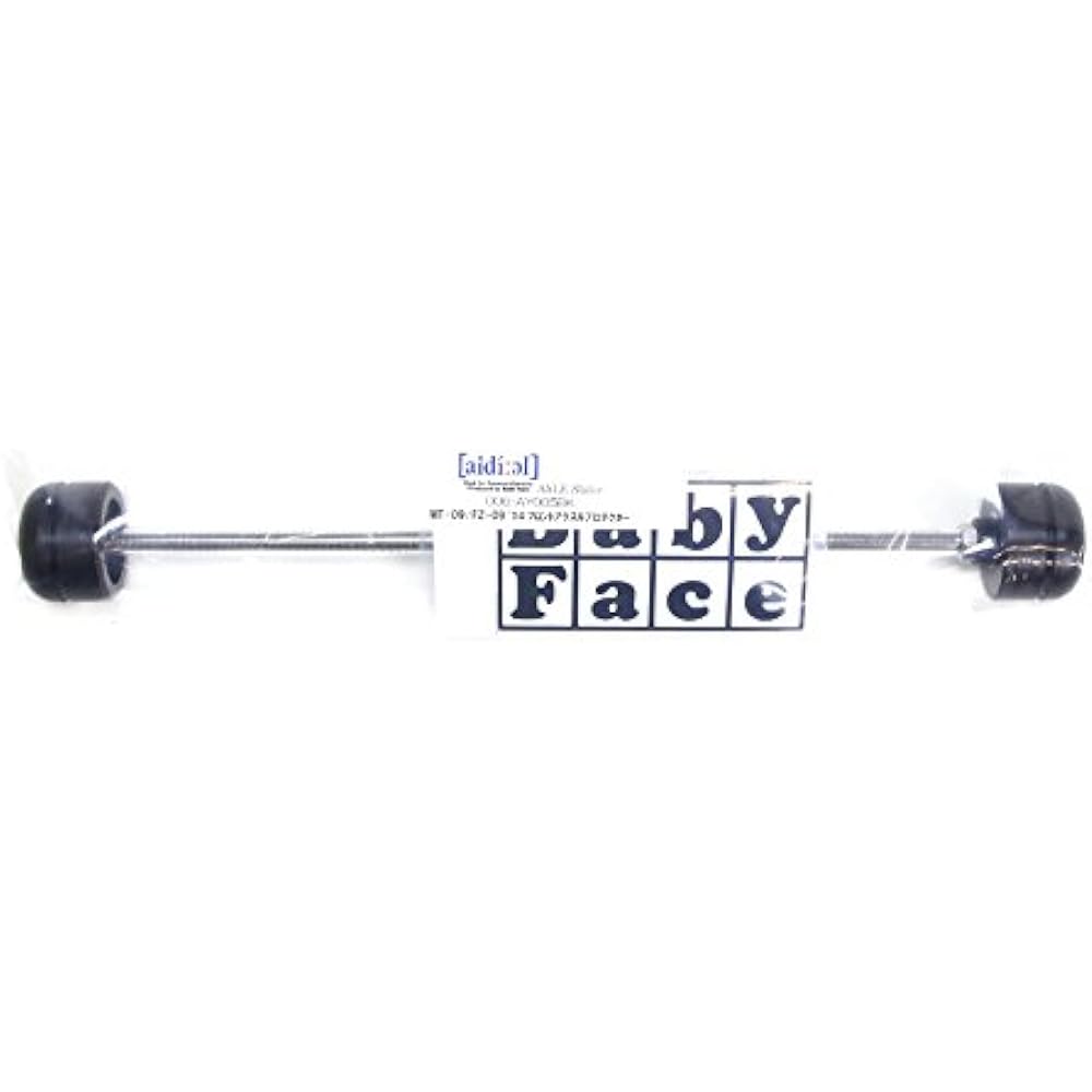BABY FACE Axle Protector Machined Duracon Black MT-09/FZ-09 MT-09(14) 006-AY005BK