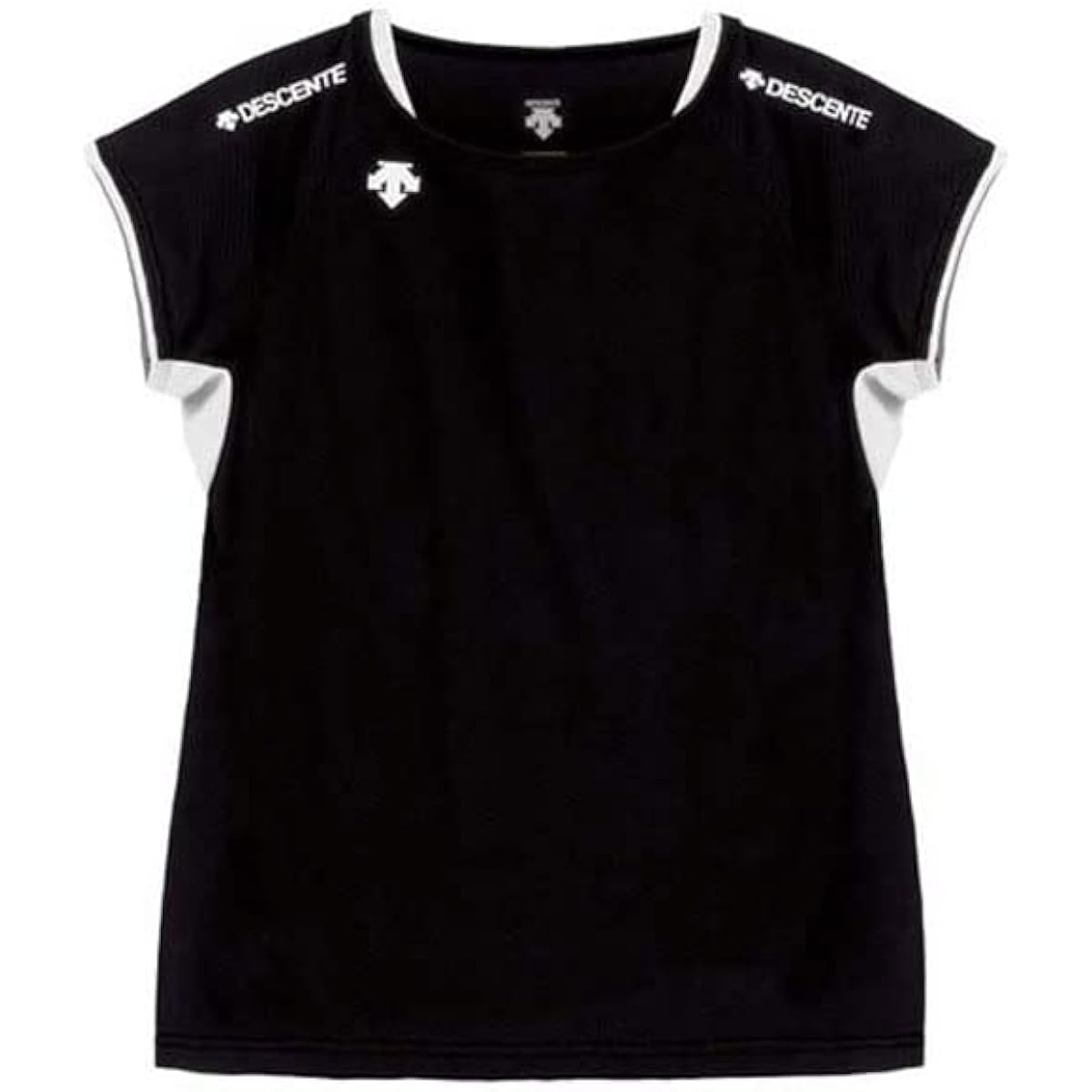 DESCENTE T-shirt Volleyball Practice Practice Sweat Absorbent Quick Drying Club Activities Team Secondary Women's