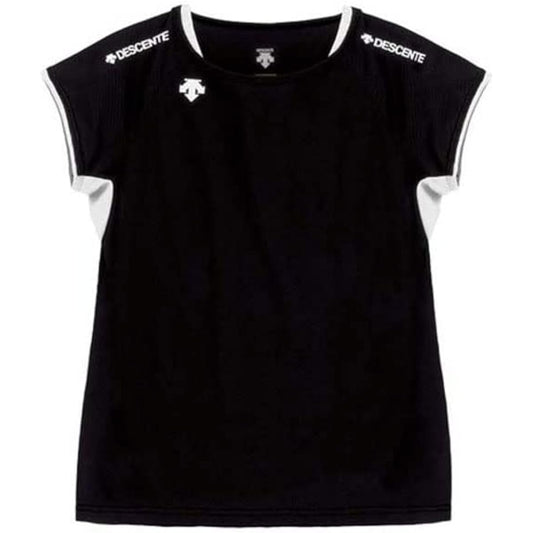 DESCENTE T-shirt Volleyball Practice Practice Sweat Absorbent Quick Drying Club Activities Team Secondary Women's