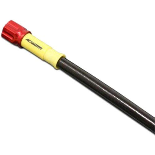 AC Performance Line Brake Hose Aluminum RED Universal Hose Smoke Hose Total Length 860mm AC0860S