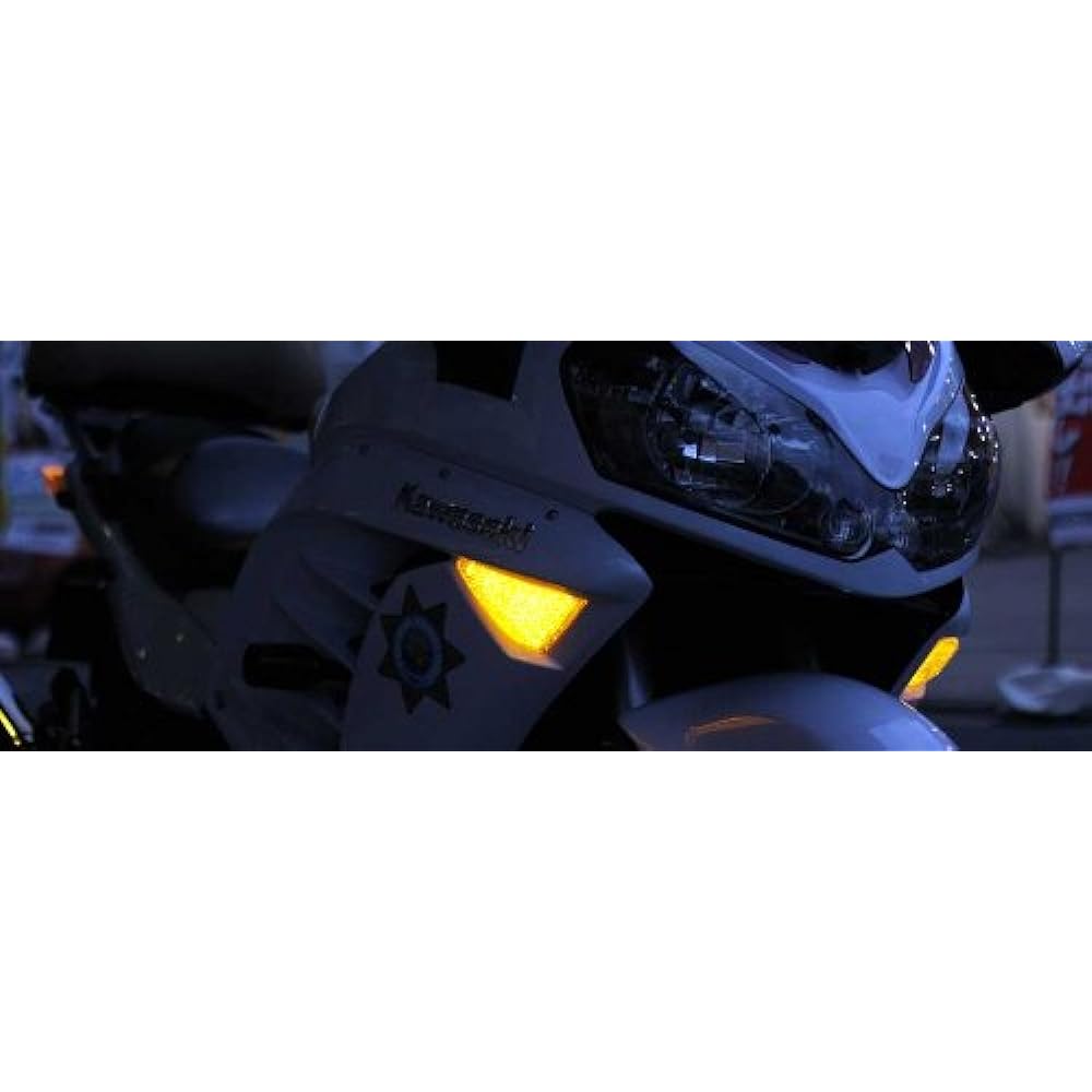 BOSSCOM LED turn signal with built-in daylight function clear lens/position white for front 1400GTR [CONCOURSE14] 1400GTR-01WH
