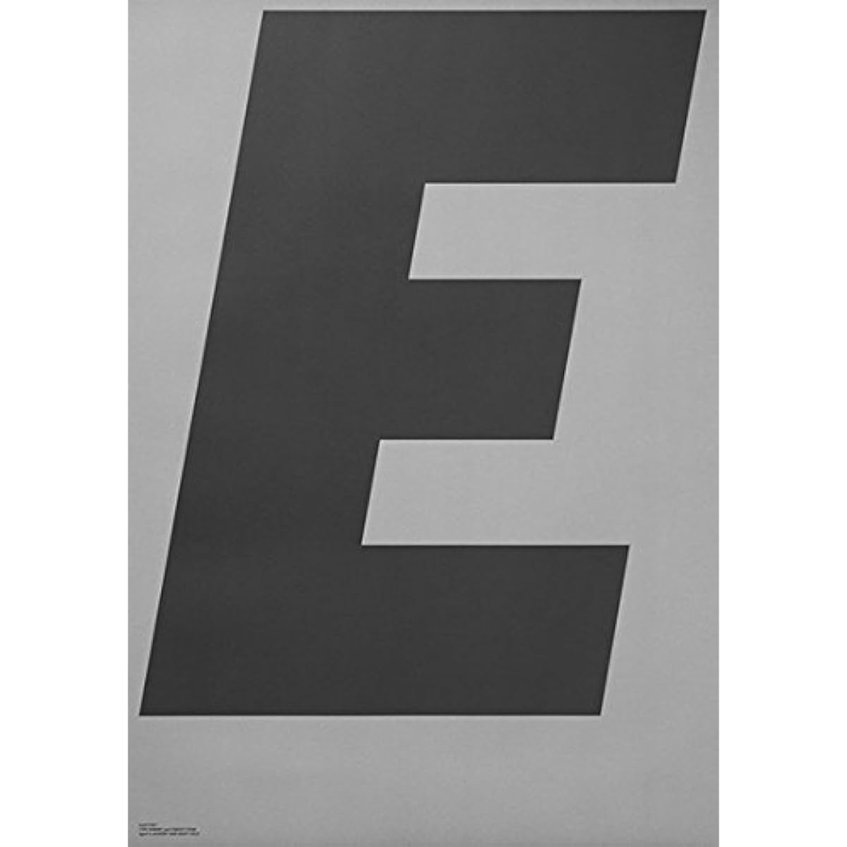 Poster PLAYTYPE E-GREY 01-0007