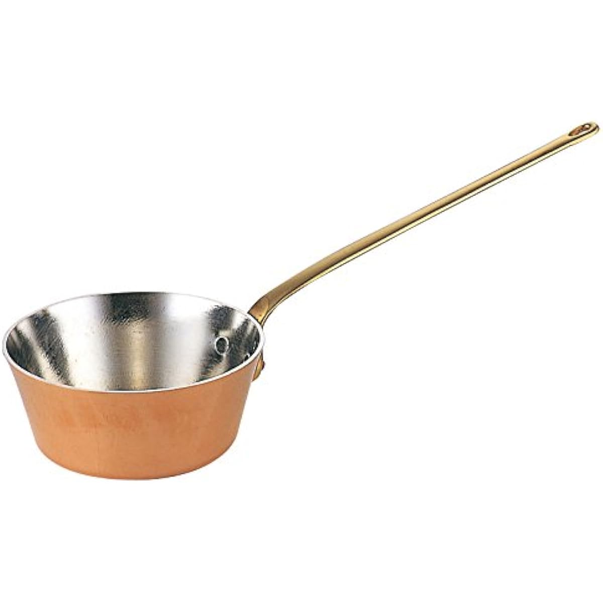 Wadasuke Seisakusho Copper Tapered Petit Pan Long Handle 10cm 2512-0100