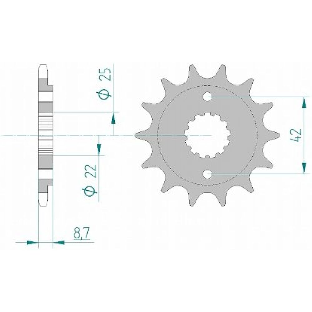 AFAM front sprocket 24501-16