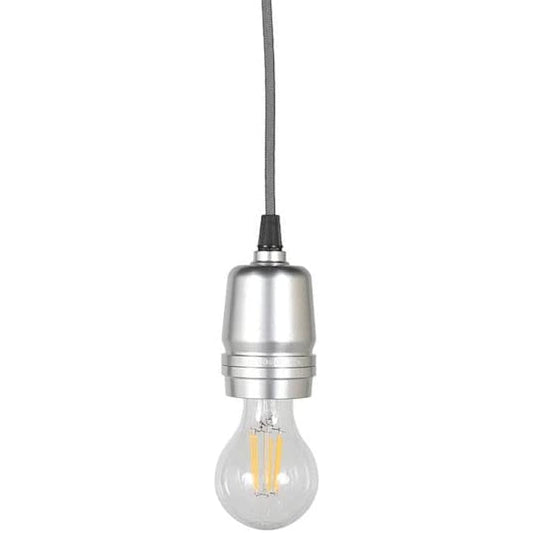 Dalton Aluminum Socket Cord Gray Simple and Strong Lighting Lamp Ceiling Light Socket Cover Length 970mm DSZ-0504GY