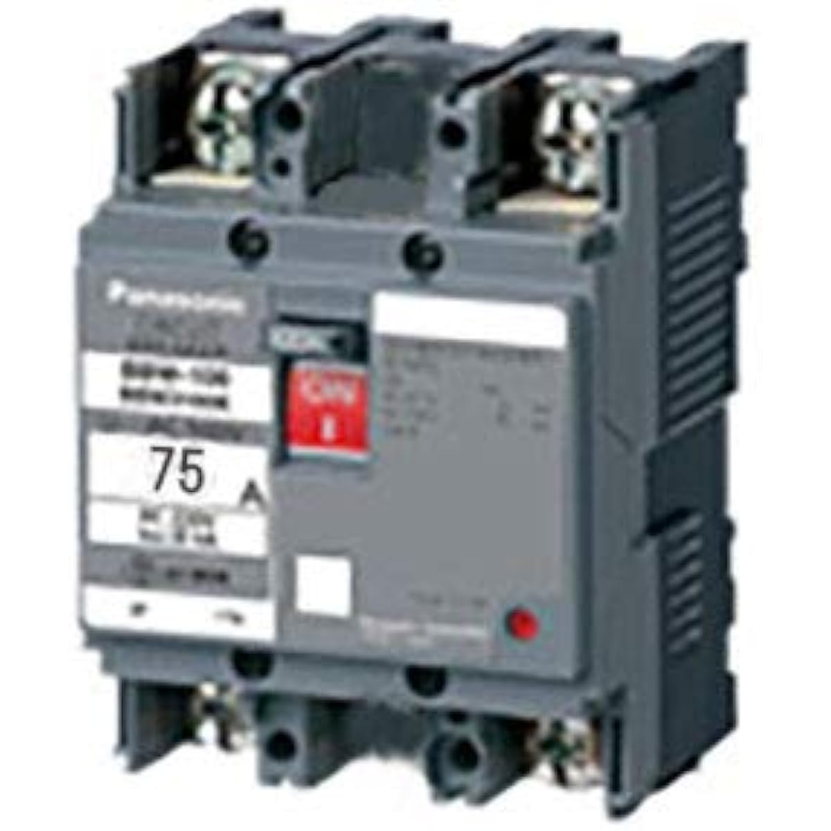 Panasonic circuit breaker BBW-100 type 2P2E 75A BBW275K