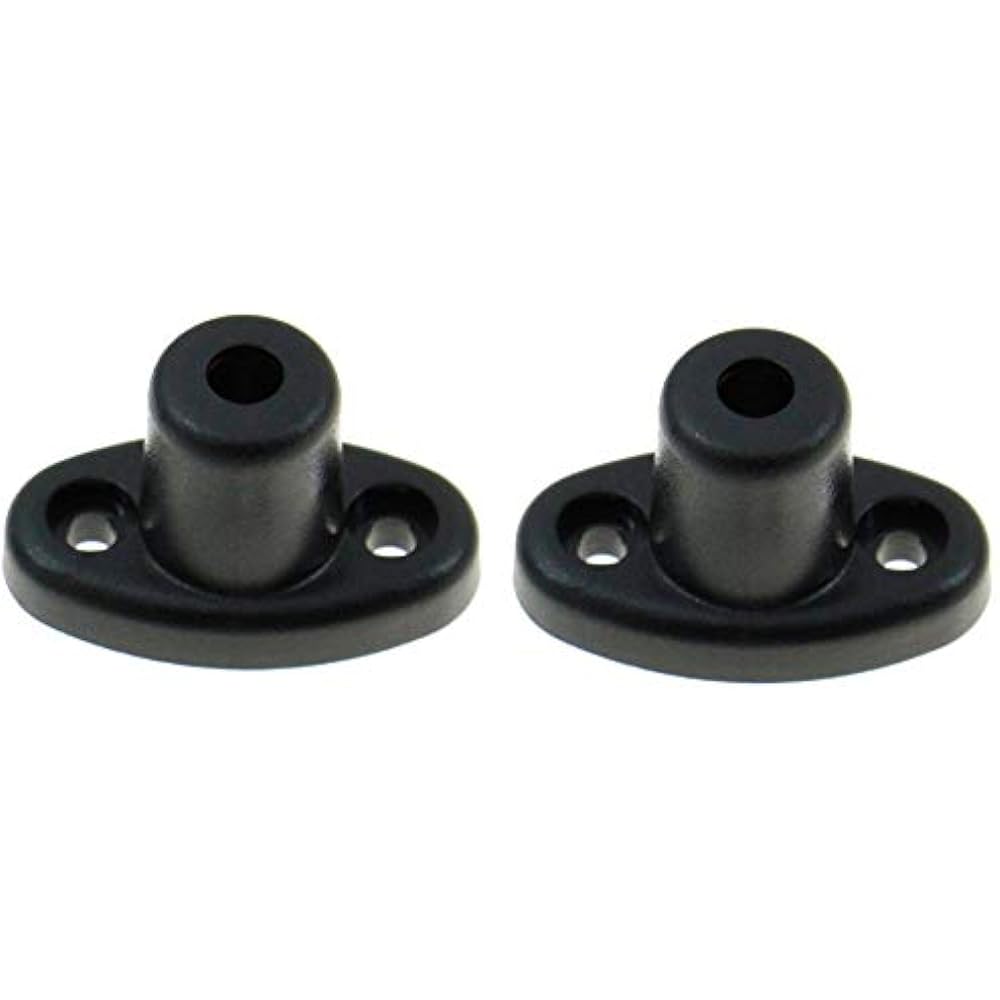 APDTY 035642-Plastic Sun Viser Hinge Bracket Kit