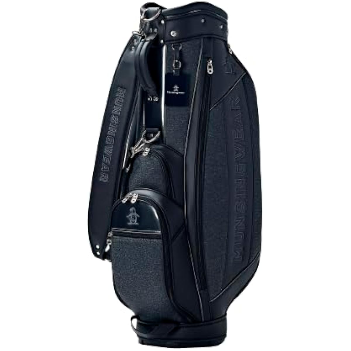 [Munsingwear] Caddy Bag, 3.1kg, 9.0 Type, 6 Divisions, Compatible with 47 Inches, Different Materials, Golf MQBWJJ02 Men's