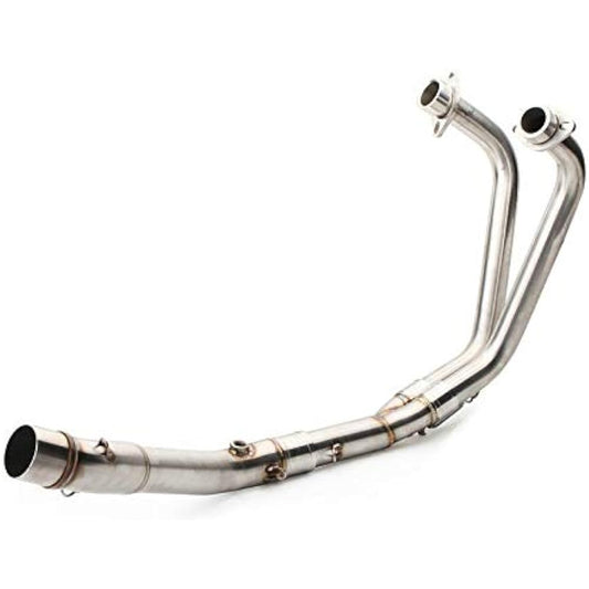 Motorcycle Exhaust Port Exhaust Pipe Intermediate Pipe Compatible with YAMAHA YZF-R3R25 Inlet 50.8mm