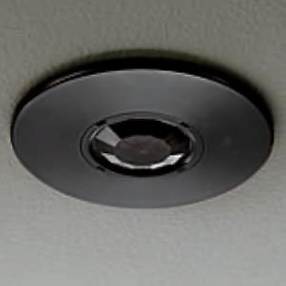 DAIKO Embedded Human Sensor Switch, Embedded Hole φ75, High Airtight Human Sensor ON OFF Type, Rainproof, Electrical Work Required, Gray DP-34501E