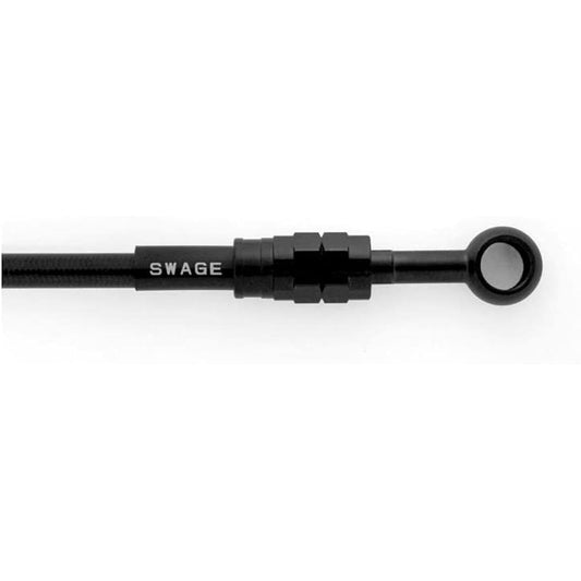 Swage-Line PRO Front Hose Kit Tri-piece Stainless Steel Black/Black Z900RS BTPB762FT