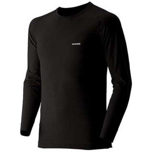Montbell Geoline L.W. Round Neck Shirt Men's Black (BK)/XL