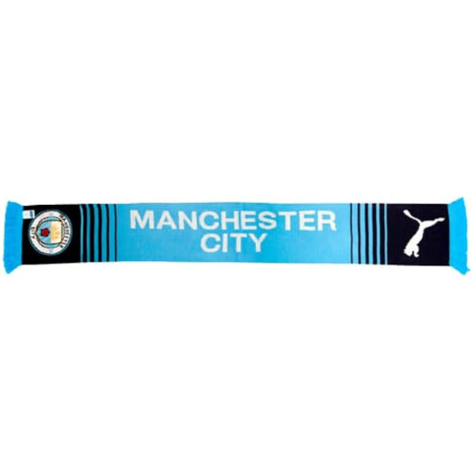 Manchester City Official Muffler Scarf Towel Muffler Manchester City Club Crest Scarf Light Blue [Parallel Import]