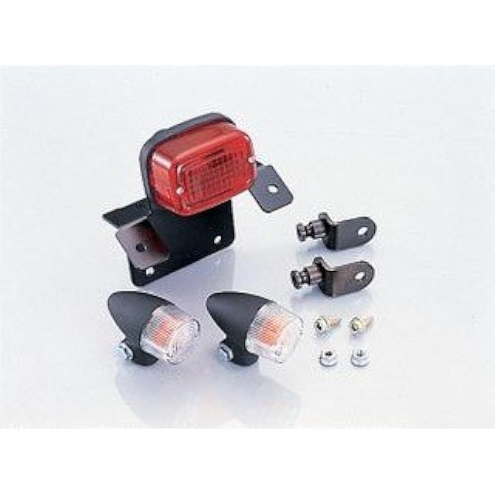 KITACO Tail Lamp & Turn Signal Kit Black/Clear Part-time job 691-1126030