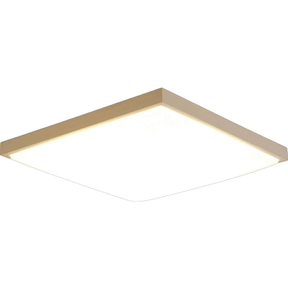 Iris Ohyama Japanese Style LED Ceiling Light Natural Wood Square Shape Dimming Color Toning Type ~8 Tatami Metal Circuit Series CL8DL-5.1JM