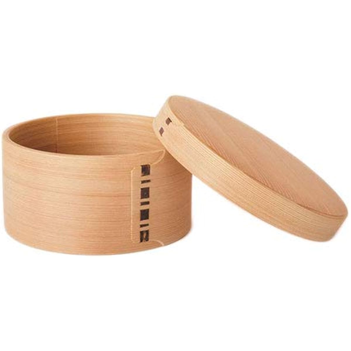 Odate Kogeisha Magewappa Ohitsu, 2 cups, 6 inches, wood finish, Akita cedar, made in Japan