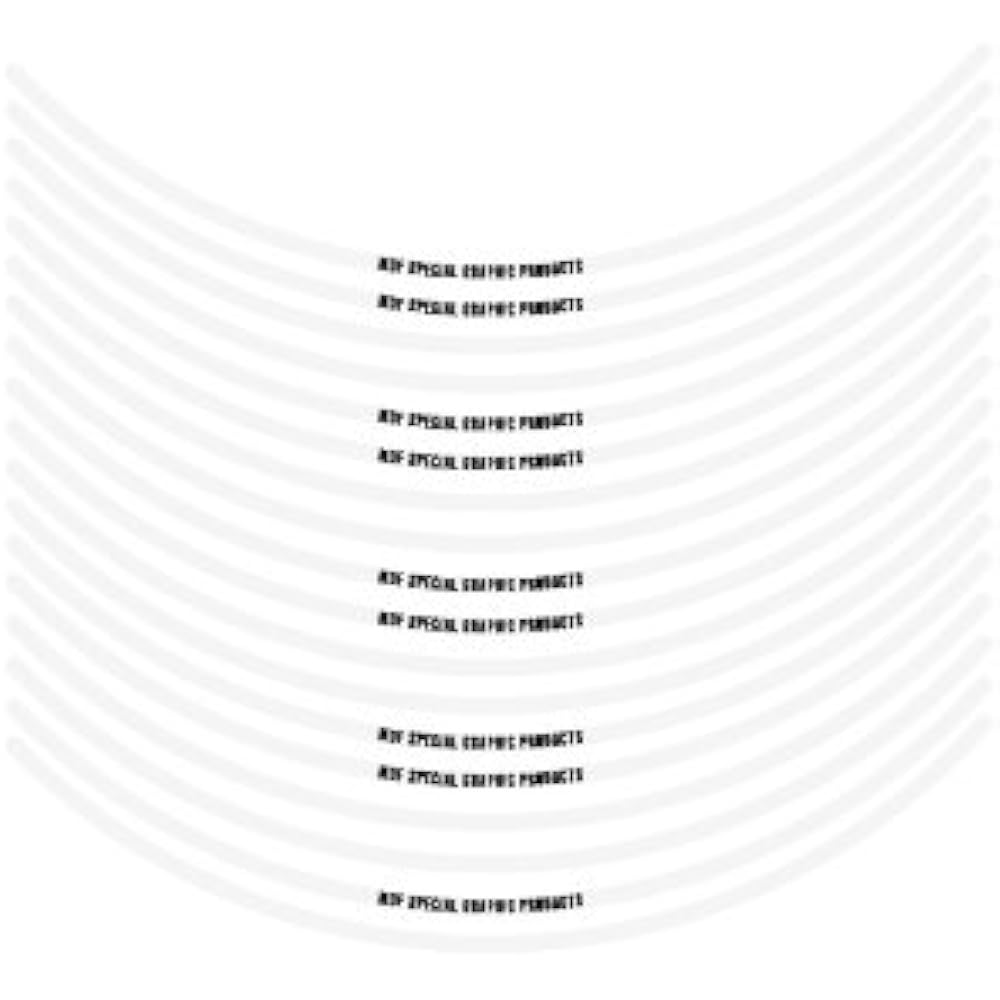 MDF Rim Stripe Strobe Type Blue 6mm Width 13 inches RIM-6M-STBU-13