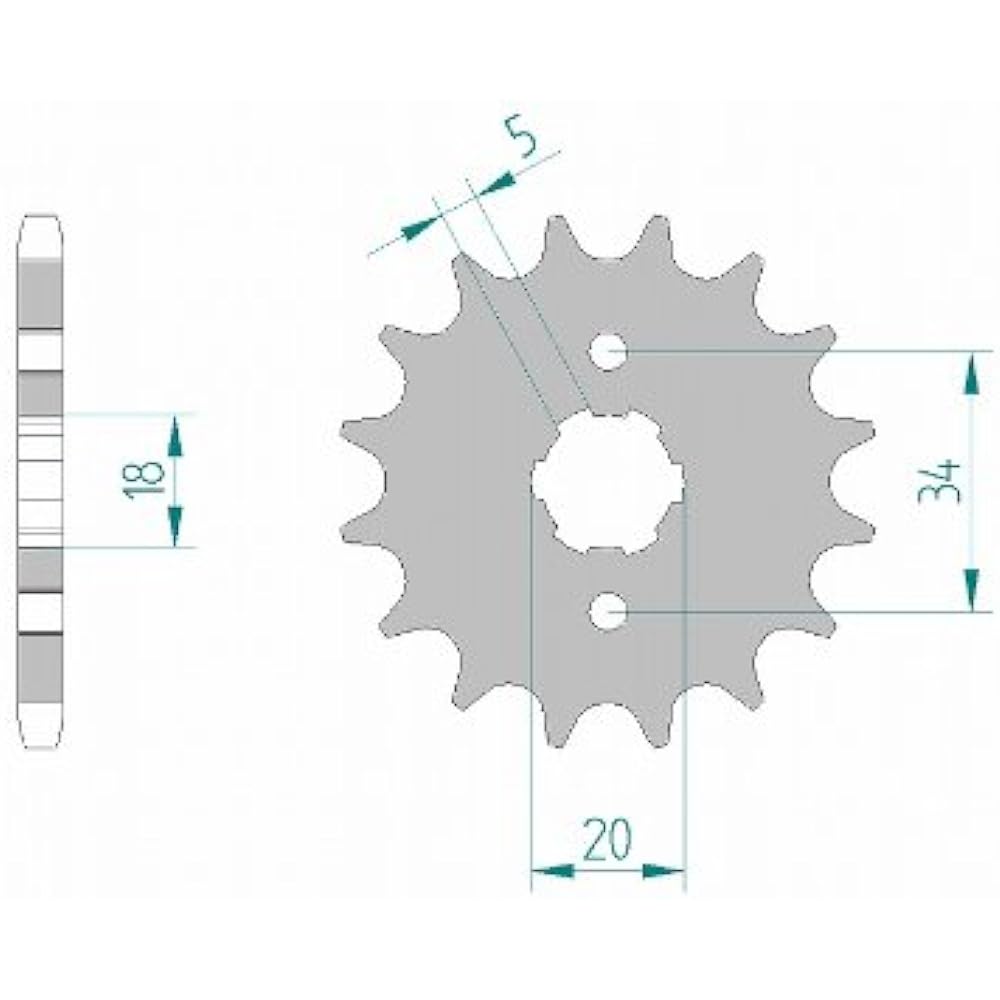 AFAM front sprocket 26200-16