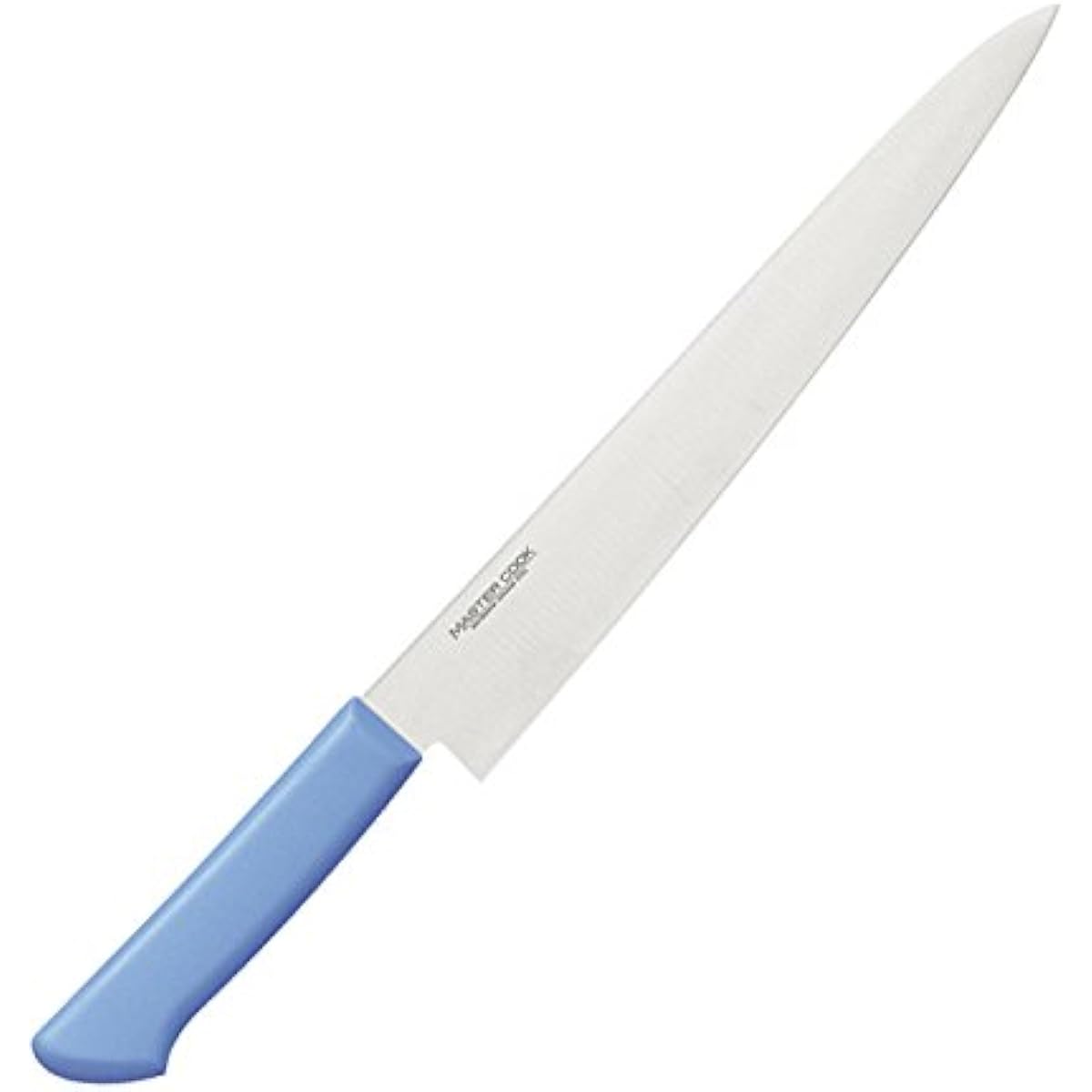 Kataoka Seisakusho Mastercock Antibacterial Color Knife Sujihiki Blue MCSK-300 Blade: Molybdenum Vanadium Steel Japan AMSE4304A