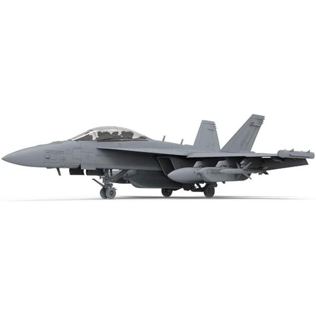 Mon Model 1/48 US Navy Boeing EA-18G Growler Electronic Warfare Aircraft Plastic Model MLS014 Molding Color