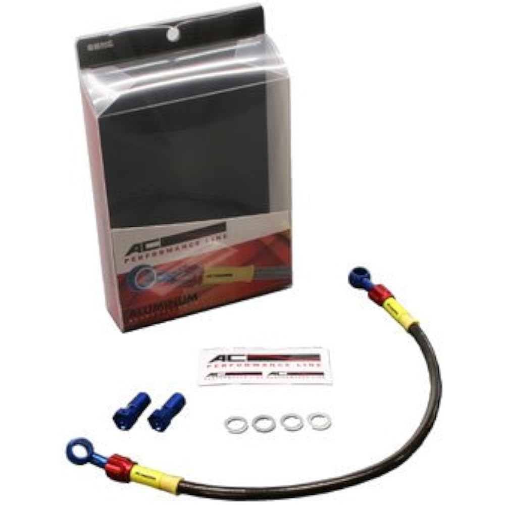 AC Performance Line (AC-PERFORMANCELINE) Brake Hose (Off Road)/Smoke [Socket Blue/Red] [DR250('95-)] For Rear