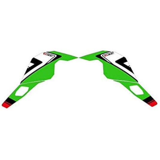 MDF Graphic Kit ZX-25R Front Side Left and Right Set Lime Green Attacker Model SGR M21ZX25-A-SGR-FS