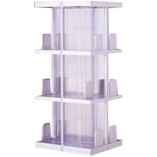 Rotating rack DEVIC 3-tier silver