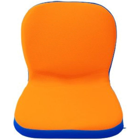 PAS p!nto kids Cushion zabuton designed with children's posture in mind PINTOKOR Orange x Blue