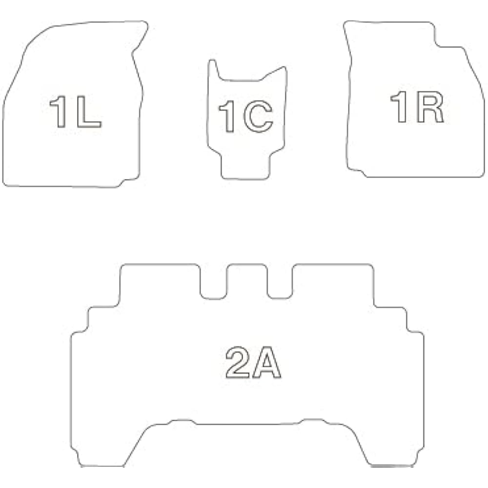 Clazzio Floor Mat 3D Type 1 Car Set Days H31(2019)/4~ Standard Specification Car NEW Rubber Type Black EM-7506 [5EEMB7506K]
