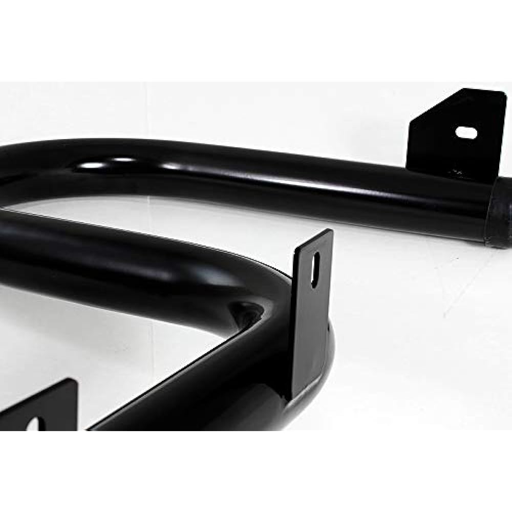 EPARTS Classic Roll Bar Support Bed Roll Bar Black Glossy Finish Stainless Steel