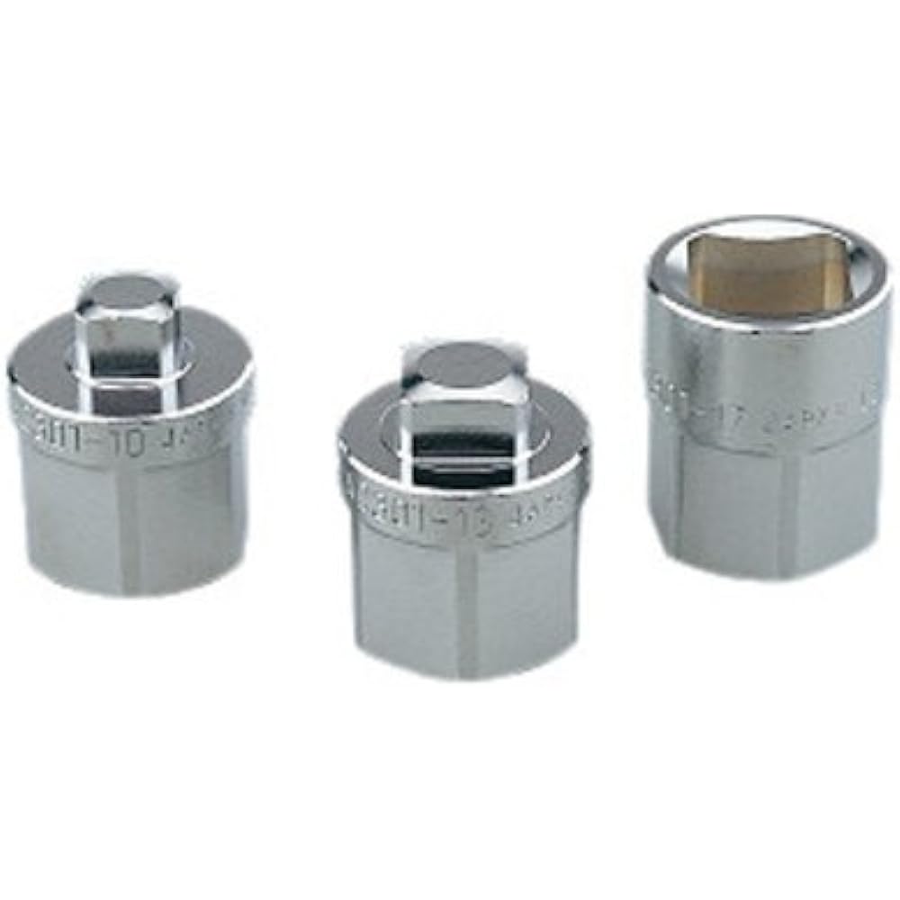 Kyoto Machinery Tools (KTC) Drain Plug Socket Set [12.7sq] (Contents AC301-10,13,17) 3 piece set ATC3013