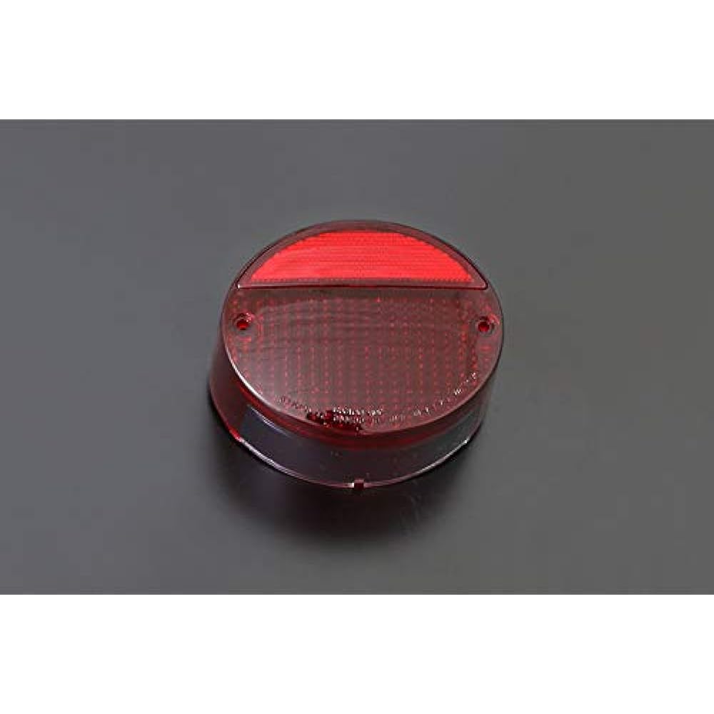 PMC Motorcycle Tail Lamp General Purpose Z2 Type Tail Lamp Lens Only Red 1 Piece 81-4290/1