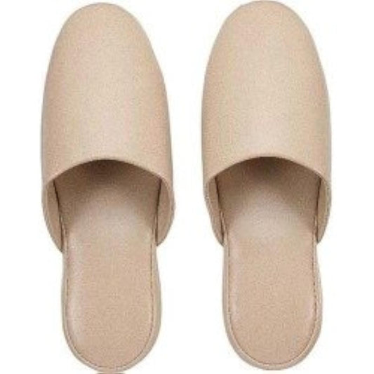 High frequency leather slippers (10 pairs) 5704-10 (beige) Omikenshi
