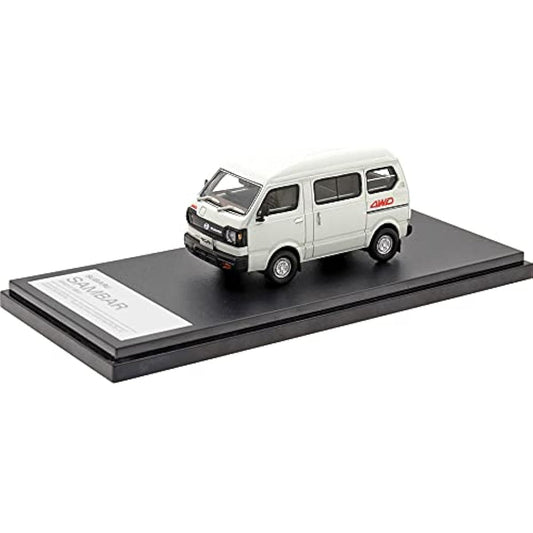 Hi Story 1/43 Subaru SAMBAR 4WD (1980) Gull White Completed Product