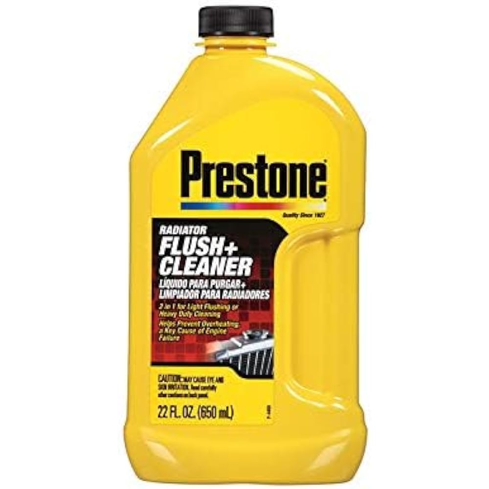 Prestone AS105 Radiator Flash and Cleaner --22 Oz --2 Pack