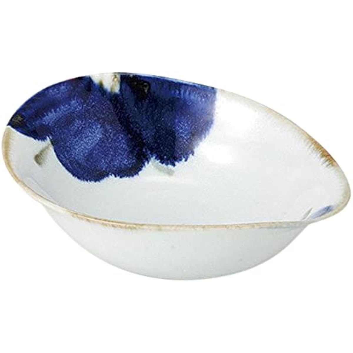 Set of 10 Aoi Twist Medium Bowl [17.7 x 13.4 x 6cm 260g] [Middle Bowl] [For restaurants, inns, Japanese tableware, restaurants, commercial use]