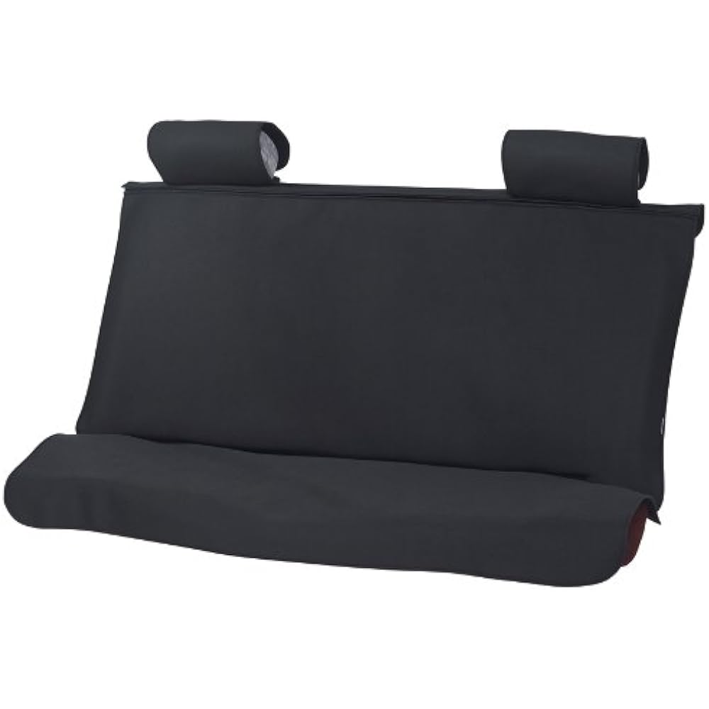 BONFORM Seat Cover Wet Guard for Regular Car Rear Seats Black with 2 Pillow Covers 4187-08BK
