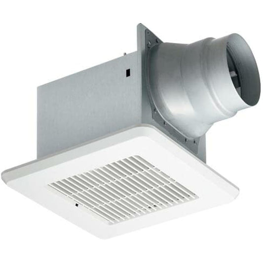 Toshiba Duct Ventilation Fan ≪Twin Aero Fan≫ Louver set type, low noise type, standard lattice type, sanitary steel plate body, connection duct φ100mm, embedded size 175mm square DVF-T10L
