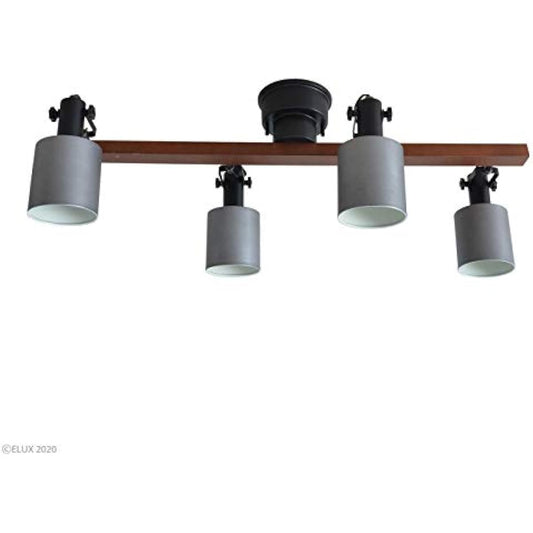 REVO 4 light ceiling spot vintage silver