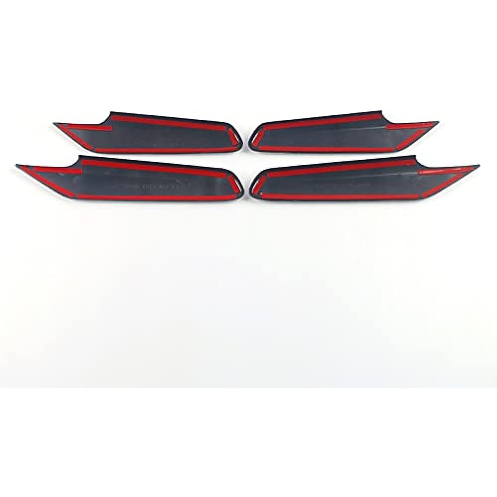 Onami 11CIV-23-TM Civic Door Panel, Inside Door Knob Cover, Window Switch Panel, Interior Panel, Honda New Model CIVIC FL1, ABS, 4P [Wood Grain Texture]