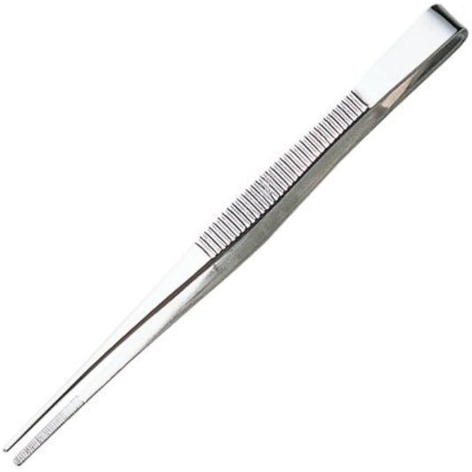 ANEX Stainless Steel Tweezers Straight 300mm Set of 12 No.139