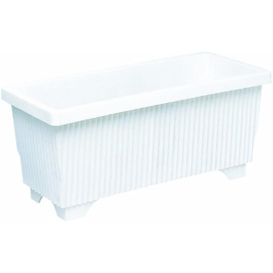Daiwa Plastic Large Planter Bellamine 860 860×370×H360 White