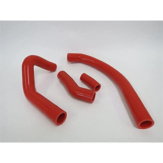 KKM kawasaki ZZR400-1ZX400K Silicone Radiator Hose Red 4p