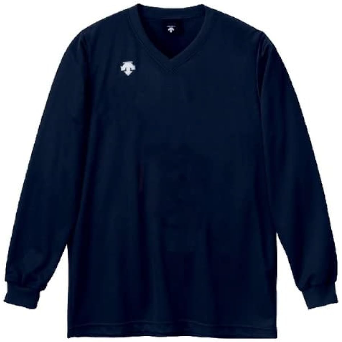 [DESCENTE] Long Sleeve Game Shirt Volleyball V Neck Junior Suitable Practice One Point Classic Dry Stretch Unisex Men Women Junior