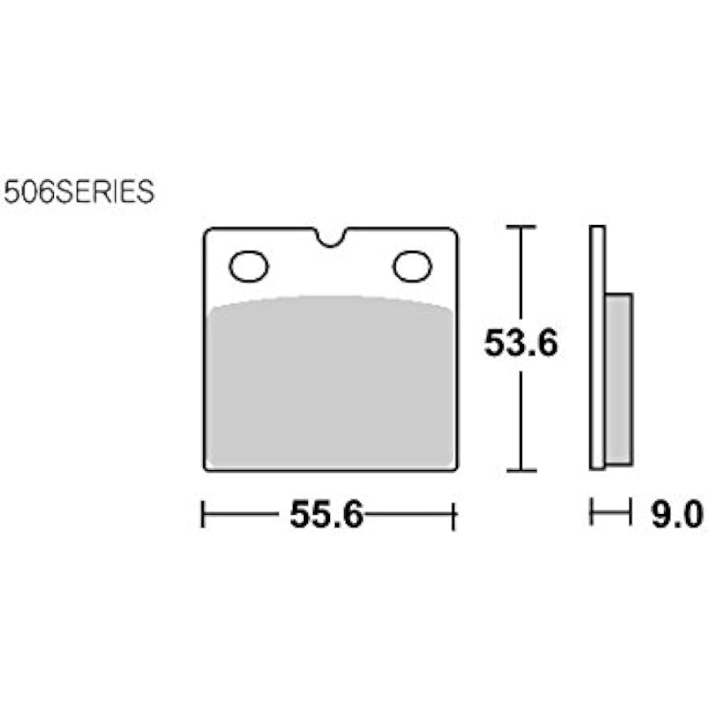KITACO SBS Brake Pad 506HF Ceramic BMW Ducati Laverda Moto Gucci MZ Norton Aprilia etc. 777-0506000