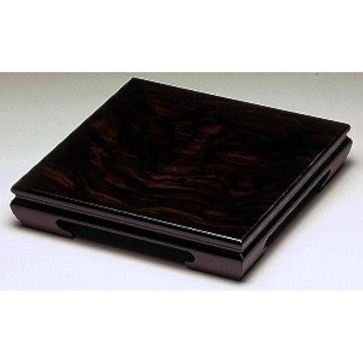 [Flower stand] Black tan square black tan style ☆ Decorative stand Domestic product Available in 2 sizes (No. 8)