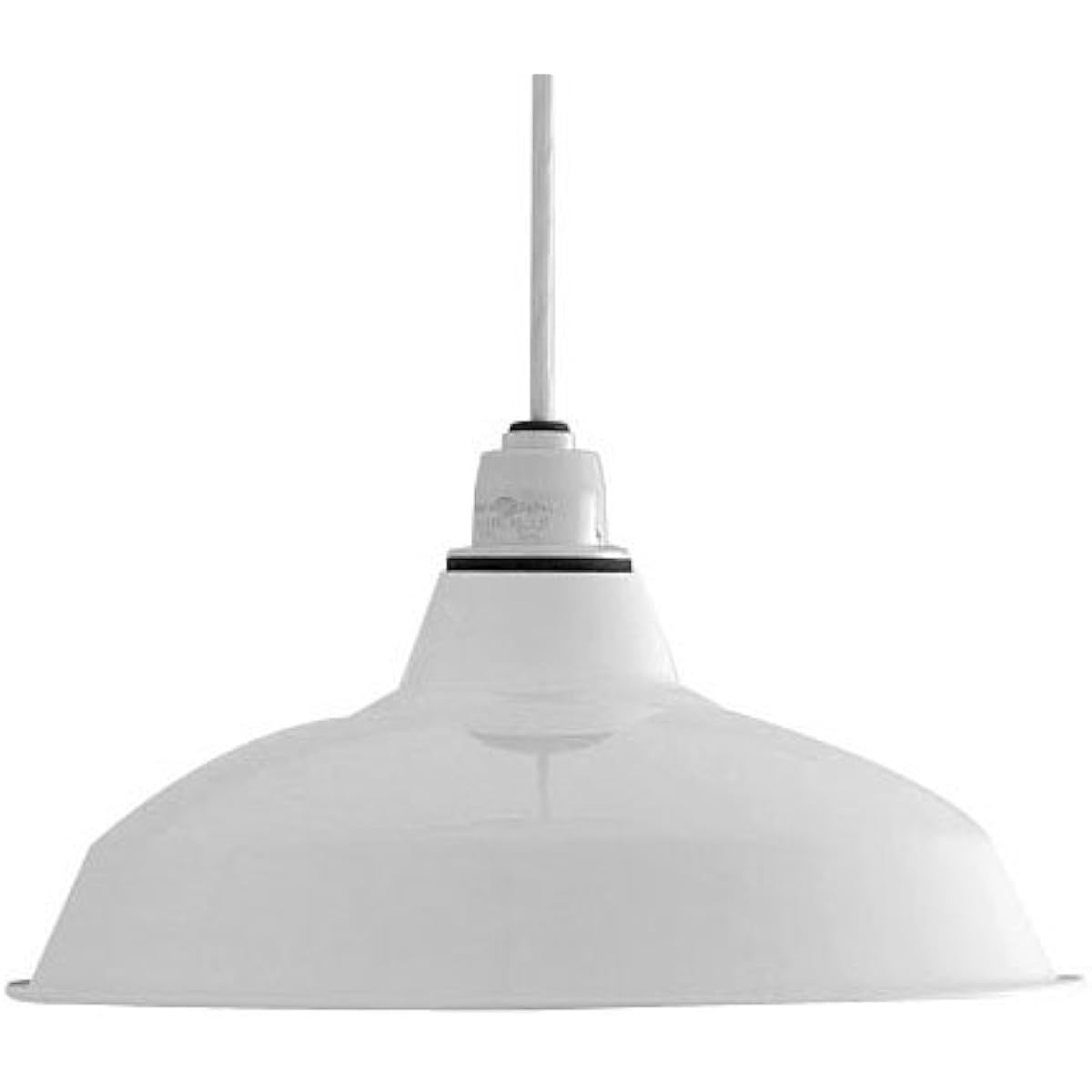 Enamel retro lamp《L/14 inch》White shade x white cord NAGASAWA Lighting [Pendant light]
