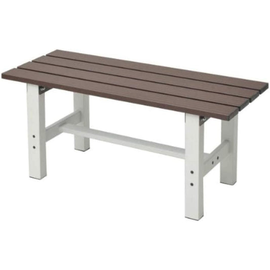 [Garden Master] Aluminum Edge Stand Width 90 x Depth 36 x Height 40cm Garden Bench Garden Chair Veranda Balcony Lightweight Stepstool Entrance Stand Garden Brown ABF-90