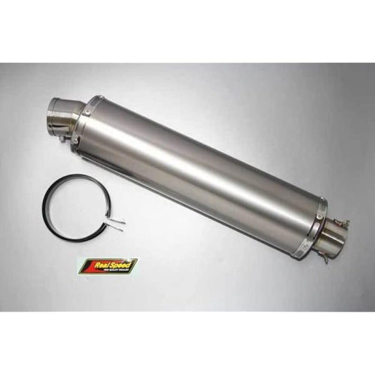 Realspeed (Real Speed) 100φ x 450mm Insert Diameter 50.8φ General Purpose Titanium Solid Silencer Bike Muffler Slip-on Muffler RSP-tisoli100450508